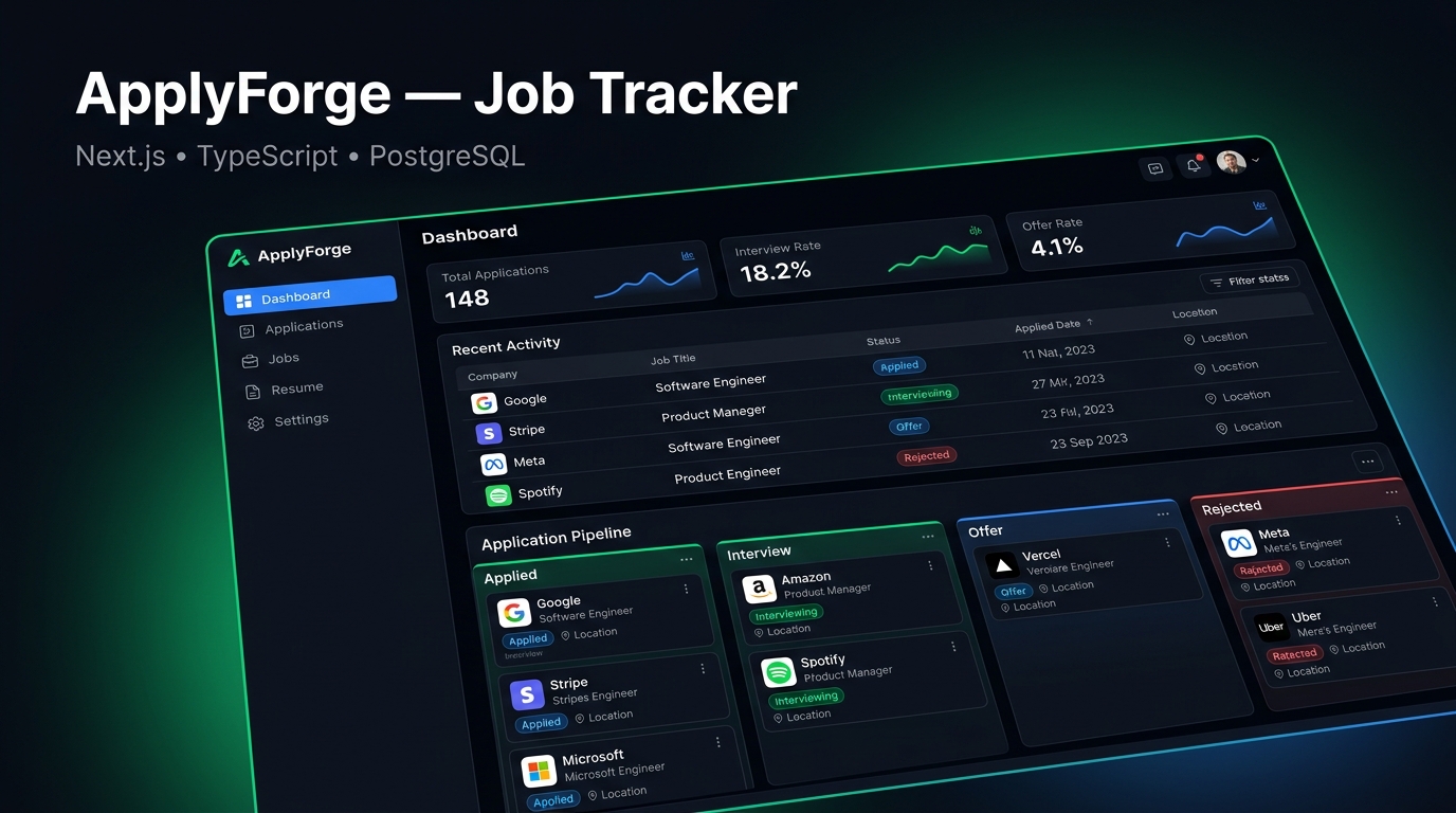 ApplyForge AI Job Assistant preview