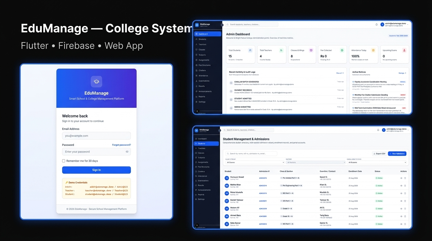 EduManage College System preview