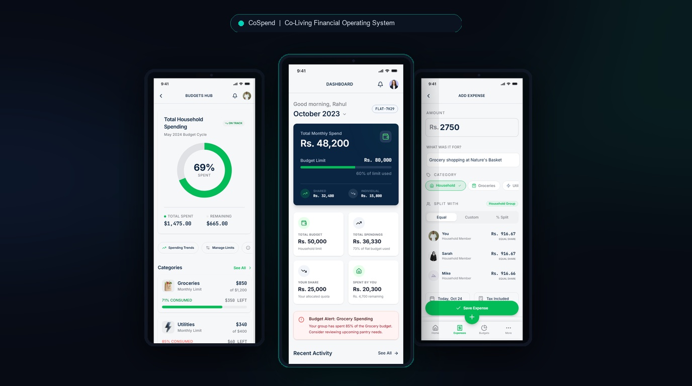 CoSpend Co-Living Expense & Budget Manager preview