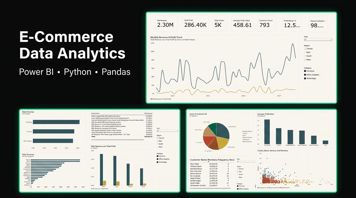 E-Commerce Data Analytics preview